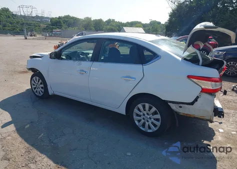 2015 Nissan Sentra S/Sv/Sr/Sl z USA, uszkodzony, nr VIN 3N1AB7AP9FL666730